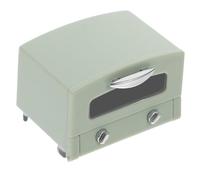 Veemoon Miniature Dollhouse Oven Green Mini Baking Appliance Model for Pretend Play Kitchen Decoration Micro Scene Bakery Accessory