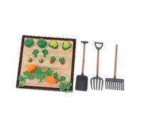 Veemoon Miniature Farm Tool Garden Models Micro Landscape Adornment for Vegetable Field Scene Dollhouse Decoration and Outdoor Planting