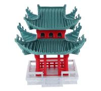 Veemoon Miniature Pavilion Figurine in Pla for Tabletop Garden Decor