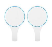 Veemoon Mr and Mrs Handheld Dry Erase Paddles, 2pcs Foam Dry Erase Answer Paddles Blank Answer Scoreboard Double Sided Quick Responses Sign Small White Board for Auctions Events Classrooms and Office