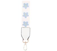 Veemoon Multi-color Flower Pattern Polyester Wrist Strap for Handbag and Clutch, Anti-lost Wallet Hanging Lanyard for Women’s Evening Bags and DIY Purse Accessories