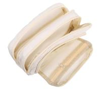 Veemoon Multi-Compartment Drawing Pencil Case with Zipper Large Capacity Stationery Organizer for Artists and Students Polyester Art Pen Bag with Three Separate Sections for Easy Storage