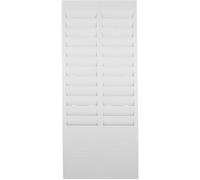 Veemoon Multi-function Wall-mounted Time Card Rack for Organising Attendance Cards Suitable for Kitchens and Warehouse Storage Sturdy and Space-saving Time Wall Holder Random Color