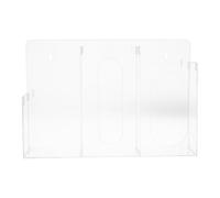 Veemoon Multi-functional Acrylic Tissue Holder Box for Face Towel and Mask Storage, Wear Resistant Storage Box Suitable for Bathroom and Home Organisation