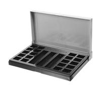 Veemoon Multi Functional Coin Storage Box with Multi Compartments Practical Coin Organizer for Bank Tellers Retail Farmers Markets and Collectors