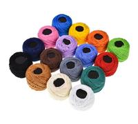 Veemoon Multi-Purpose Embroidery Thread for Cross Stitch with Good Touch Feeling, Artificial Cotton Material, for Celebrations and DIY Hand Stitching Projects Random Color