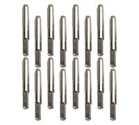 Veemoon Musical Instrument String Nails for Dulcimer and Guzheng 16pcs Metal Silver Corrosion Resistant for Harp String Replacement