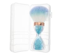 Veemoon Nail Dust Brush Cleaner Large Blue Makeup Nail Brushes for Effortless Cleaning of Art Dip Powder Blush Tools Soft Protective Design for Comprehensive Cleaning the Go