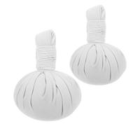 Veemoon Natural Herbal Compress Massage Balls 2Pcs for Trigger Point Relief and Hand Therapy Suitable for Home and Travel