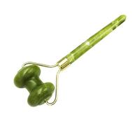 Veemoon Natural Jade Stone Face Massager Roller Lightweight Portable Facial Massage Tool for Skin Care Durable Smooth Jade Beauty Stick for Aging and Slimming Easy to Use for Travel and