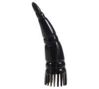 Veemoon Natural Ox Horn Comb Hair Detangling and Shampooing Tool Gentle Scalp Massager for Relaxation and Hair Care Unisex Anti-static Traditional Massage Comb
