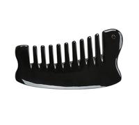 Veemoon Natural Ox Horn Scalp Massage Comb for and Women Multi-functional Manual Massage Tool with Wide Teeth for Hair Care Stress Relief and Shine Portable Pocket Comb