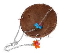 Veemoon Natural Tree Branch Anywhere Random Or and on from A Porch Your You Hanging House Coconut Shell Bird Nest with Design Can Be Hung Color Bird for Larks Parrots