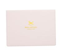 Veemoon Newborn Certificate Cover PU Birth Certificate Sleeve Tear Resistant Document Organizer for First Papers for Home Storage Hospital Visits