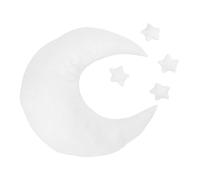 Veemoon Newborn White Posing Shaped Props Star Photography Pillow, Soft Velvet Polyester Safe Material 100 Baby for At-home Day Milestones