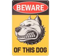 Veemoon Notice Sign Plate Retro Iron Warning Sign Board Garden Large Bold Letters Visible a Distance Does Not Fade for Yard
