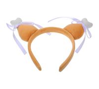 Veemoon Novelty Plush Turkey Leg Headband Ribbon, Funny Roasted Chicken Leg Hairband for Carnival Party, Festival Costume Accessory and Thanksgiving Day Cosplay
