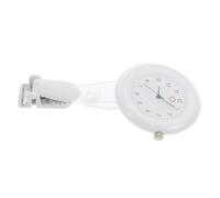 Veemoon Nurse Form Retractable Nurse Watch Clip Lightweight Plastic Case Quartz Watch for Clinical Nursing Scenarios