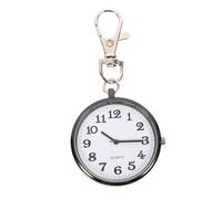 Veemoon Nurse Pocket Watch Large Dial Zinc Alloy Quartz Old Watch Big Numbers Decorative for Nurses Students Black