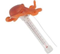 Veemoon Octopus Floating Pool Thermometer with Rope, Large Easy-read Water Temperature Gauge for Swimming Pools, Spas, Bathtubs, Cold Plunge and Outdoor Use