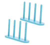 Veemoon Organizer and Crafts for Teaching Environments for Compatibility DIY Bobbin 2pcs Magnetic Rack, Lightweight Plastic Thread with 4 Columns Sewing Machine Universal