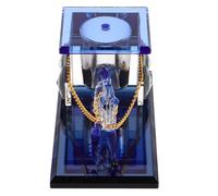 Veemoon Ornament, Holds Perfumes, Crystal Elegant Blue Horse Carriage, Anniversary Or Birthday for Home Decor for Living Room Or Bedroom Decoration