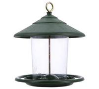 Veemoon Outdoor Hanging Bird Feeder for Wild Bird Feeding in Backyard Easy to Clean Design Adorable Retro Style Decorative Sculpture