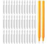 Veemoon Paint Pen Nibs, 55pcs Acrylic Paint Pen Replacement Nibs 0. 7mm White Nylon Tips Replacement - Refillable Fine Brush Tips for Refillable Markers Art Drawing Supplies 1. 02x0. 12x0. 12in