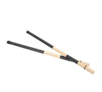 Veemoon Pair of 19-bristle Black Wooden Drum Brushes Drum Brushes Drumsticks for Jazz and Stage Percussion Practical Drumsticks