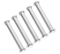 Veemoon Pallet Rack Safety Pins and Easy Installation Stainless Steel 5pcs with Retaining , Cylindrical Flat Drop Pins , Wear-resistant for Shelving Systems