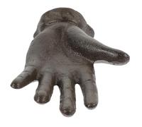 Veemoon Palm Shaped Wall Hook Heavy Duty Wall Hooks Vintage Cast Iron Strong Bearing Capacity Convenient to Use Coffee Colour Craftsmanship to Decorate Your Room