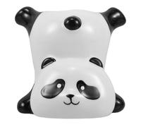 Veemoon Panda-shaped Toothbrush Holder Cup Ceramic Bathroom Accessory Cute Tooth Brush Drying Cup for Family Toilet Sink Organizer