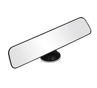 Veemoon Panoramic Rear View Mirror Wide Angle Car Mirror Suction Installation for Vision Driving at Night Fog for Vehicles