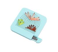 Veemoon Paper Quilling Board with Storage Blue, Paper Crafting Quilling Winder Tool for DIY Arts and Crafts, Suitable for Beginners and Hobbyists