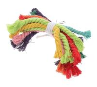 Veemoon Parrot Cotton Rope Chew for Birdcage Use, Wear Resistant Bird Suitable for Parrots and Parakeets, Sturdy Chewing Made of Natural Cotton Rope