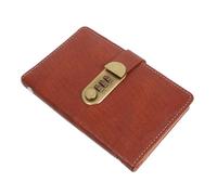 Veemoon Password Locked Cash Saving Book with Stylish Crocodile Pu Texture, Lightweight Savings Binder with 100 Envelopes and Pockets for Cards, for Daily Use and Travel Cash Management