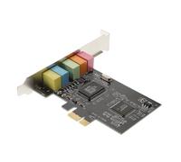 Veemoon Pcie to 5.1 Internal Sound Card with Low Profile Bracket, 6-channel Audio Adapter for Desktop Pc, Compatible with Windows, High-definition Pci Express Audio Expansion Random Color
