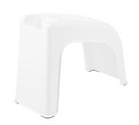 Veemoon Pedicure Foot Rest Shower Stool Non-slip Small Beige Footstool for Home Bathroom Use Foot Support for Leg Shaving and Nail Care