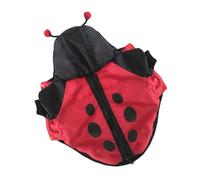 Veemoon Pet Ladybird Costume Dog Cotton Jacket Warm Halloween Party Outfit Medium Size Funny Pet Clothes for Small Dogs and Cats Cosplay