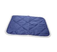 Veemoon Pet Self Heating Pad Heated Dog Bed Vet Bed for Dogs and Cats, Navy Blue with Grey Edge, s Size 40x50cm, Portable Outdoor Warming Mat for Winter Use