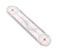 Veemoon Physical Exam Angle Ruler Acrylic Goniometer for Limb and Joint Accurate Measurement Lightweight Tool for Orthopedic Rehab and Hospital Use