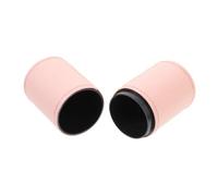 Veemoon Pink Pu Leather Makeup Brush Organizer Pen Organizer and Accessories Fashionable Sl esign Sturdy Convenient for Cleaning Dressing Table Desktop Storage