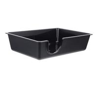 Veemoon Plastic Black Cave-like Reptile Shelter with Lifelike Modeling and High Reliability for Fish Tank and Aquarium Hermit Crab Turtle Habitat Decor