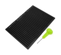 Veemoon Plastic Braille Writing Plate with Stylus for Blind People Line Thick Braille Board Portable and Easy to Use Reliable Blind Aids for Outdoor Learning