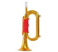 Veemoon Plastic Bugle Mini Plastic Trumpet for Football Soccer Games Party Event Cheering Props Sports Parties Golden