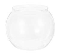Veemoon Plastic Fish Bowl for Betta Fish and Goldfish, round Shape Small Aquarium with Unbreakable Material and Viewing, for Living Rooms and Office Relaxation