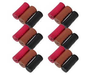 Veemoon Plastic Perm Rods for Women Hair Curling Heatless Curling Rollers with Elastic Bands, 3 Sizes for Hair Types, Easy to Use and Secure Hold, for Professional Hairdressing Use
