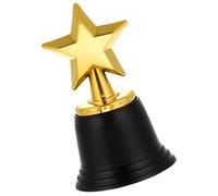 Veemoon Plastic Star Trophy for School Sports Awards, Mini Winner Trophy Cup for Competitions and Contests, Sturdy Plastic Award Prize for Games and Events