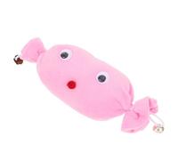 Veemoon Plush Candy Shape Cat with Bell for Indoor Cats and Kittens Soft Comfortable Touch Material Sturdy Chew and Active