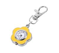 Veemoon Pocket Watch: Quartz Nurse Pocket Pendant Clock Round Doctor Brooch with Key Buckle Hanging Nurse Watch Clip On Doctors